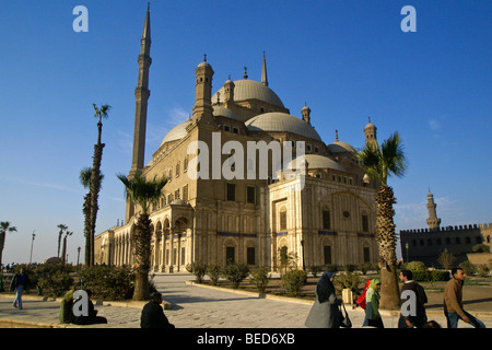 La mosquée de Mohamed Ali, Le Caire, Egypte Banque D'Images