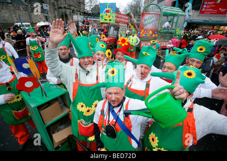 Carnaval, Rose parade lundi à Coblence, Rhénanie-Palatinat Banque D'Images