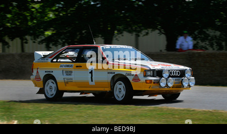 1984 Audi A2 Quattro voiture rallye à la Vitesse de Goodwood Festival 2009 Banque D'Images