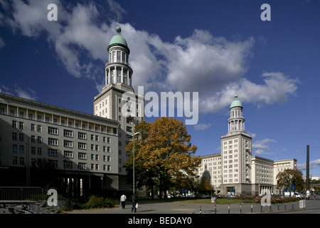 La Karl-Marx-Allee, Francfort-sur-Gate, boulevard socialiste, Friedrichshain, Berlin, Germany, Europe Banque D'Images