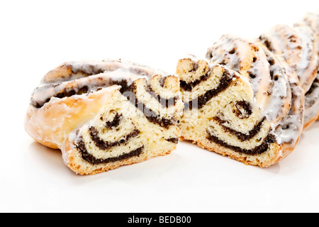 Gâteau pavot glacé à sucre Banque D'Images