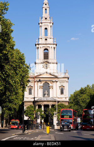 Église St Mary-Le-Strand dans Strand, London, United Kingdom Banque D'Images