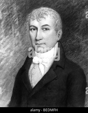 JAMES MONROE, cinquième président des Etats-Unis (1758-1831) Banque D'Images