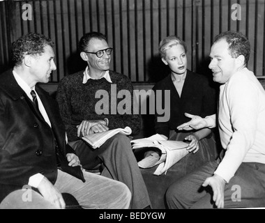 Arthur Miller à répéter "A View from the Bridge' avec cast Banque D'Images