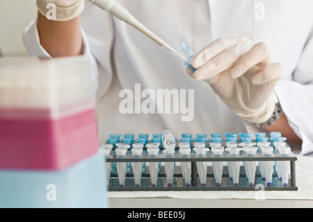 Scène de laboratoire Banque D'Images