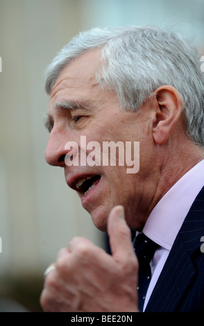 Ministre britannique de la Justice Jack Straw MP 2009 Banque D'Images