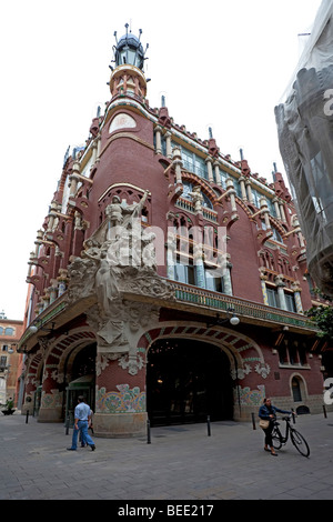 Barcelone Palau de la Musica Catalana Banque D'Images