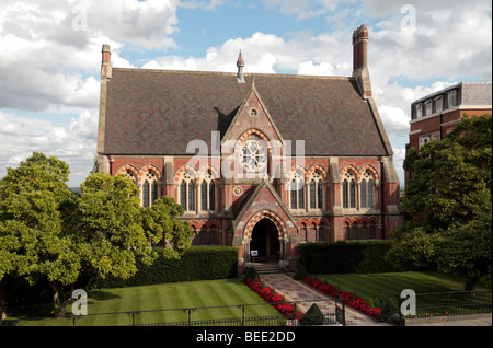 La bibliothèque de Vaughan, qui fait partie de la célèbre école de Harrow, Harrow on the Hill, Middlesex, Royaume-Uni. Banque D'Images