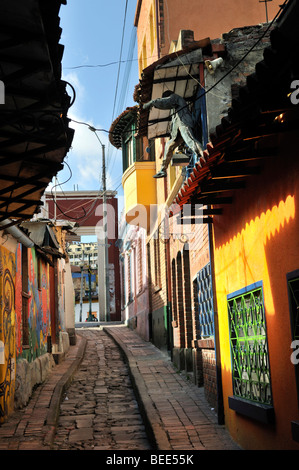 Quartier de La Candelaria, à Bogotá, en Colombie, en Amérique du Sud Banque D'Images