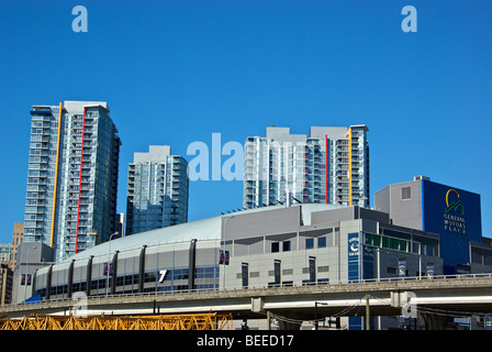 Le Stade BC Place et General Motors Place des Jeux Olympiques d'hiver de 2010 sports olympiques Banque D'Images