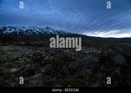 Mt Ruapehu, Tongariro National Park, North Island, New Zealand Banque D'Images