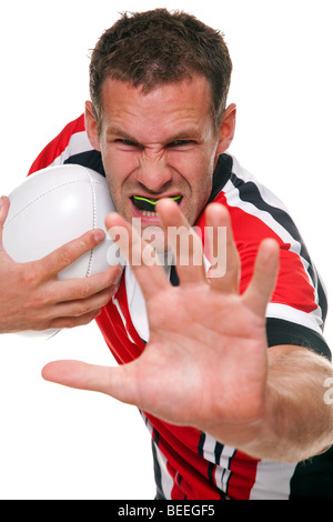 Joueur de Rugby - partie d'une série Banque D'Images