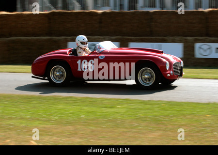 1950 Ferrari 166 MM Barchetta au Festival de Goodwood 2009 Vitesse Banque D'Images