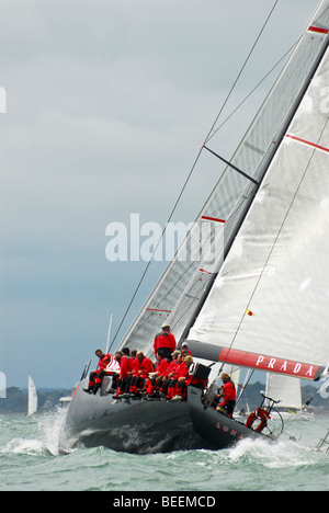 Yacht Classe Zéro 'Luna Rossa' à Cowes Week 2009, île de Wight, Royaume-Uni Banque D'Images