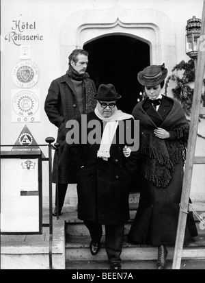 Actrice Sophia Loren avec son mari Carlo Ponti pour son anniversaire Banque D'Images