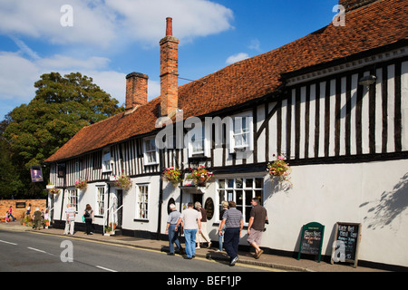 Marlborough Head Pub Angleterre Essex Dedham Banque D'Images
