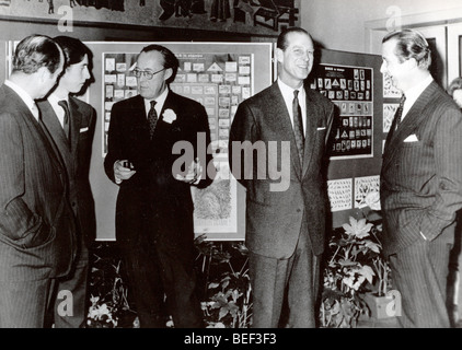 Le prince Philip à une conférence avec d'autres princes Banque D'Images