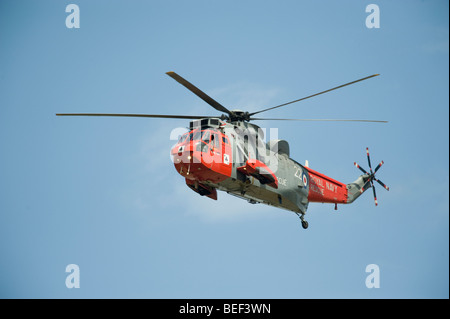 WS-61 Westland Sea King de la Marine royale d'hélicoptères de recherche et de sauvetage Banque D'Images