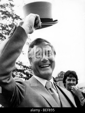 L'acteur Larry Hagman à Royal Ascot Banque D'Images