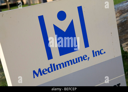 Une installation de fabrication pour le fabricant de médicaments MedImmune en banlieue de Beijing. Banque D'Images