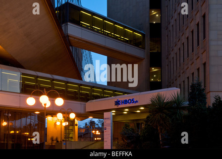 Office de HBOS, Trinity Road, Halifax, West Yorkshire, England UK Banque D'Images