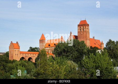 Château teutonique à Kwidzyn, Pologne. Banque D'Images