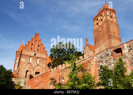 Château teutonique à Kwidzyn, Pologne. Banque D'Images