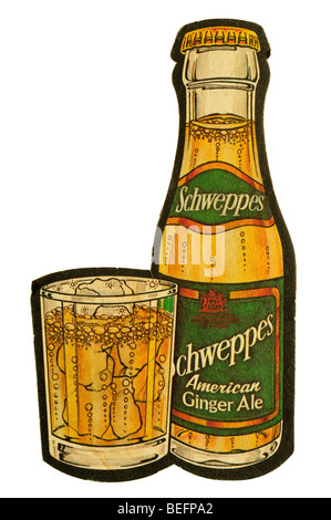 Schweppes ginger ale américaine Banque D'Images