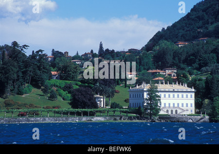 La Villa Melzi d'Eril dans Bellagio, Lac de Côme, Lombardie, Italie Banque D'Images