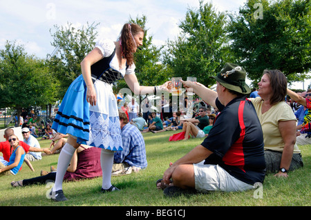 Oktoberfest à Addison, Texas Banque D'Images