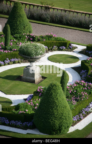 Succession de Tatton Park, Angleterre. Une vue sur le jardin à l'Italienne conçu Joseph Paxton. Banque D'Images