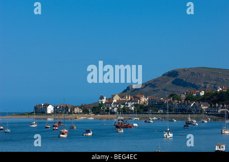 Vie de vers Conwy Deganwy, Conwy, Gwynedd, Pays de Galles, Royaume-Uni. Banque D'Images