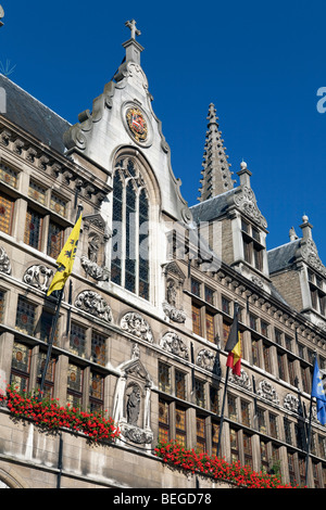 Détail de la toile située sur la Grand-Place. Banque D'Images