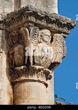 L'abbaye de Saint Gilles et monastory, France. Banque D'Images