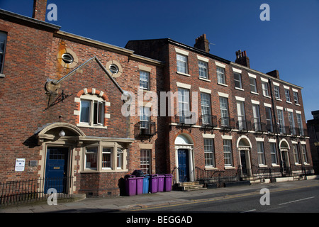 Maisons géorgiennes à Rodney street à Liverpool Merseyside England uk Banque D'Images