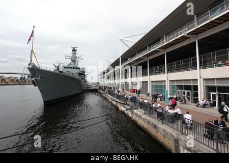 Le HMS Somerset à DSEi 2009 Banque D'Images