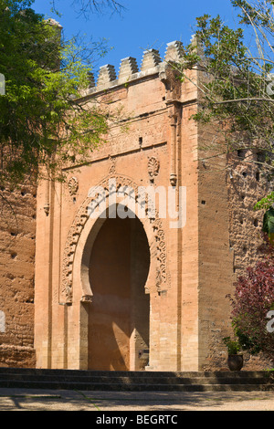 Gate à Sala Colonia Rabat Maroc Banque D'Images