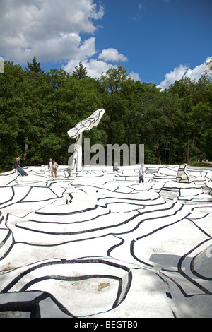 Jardin d' émail au musée Kröller-Müller Banque D'Images