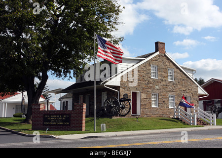 Le général Robert E. Lee, Gettysburg Banque D'Images