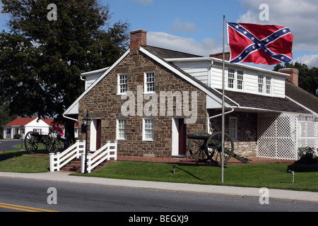 Le général Robert E. Lee, Gettysburg Banque D'Images