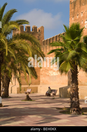 Les murs de la ville de Taroudant Maroc Banque D'Images