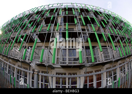 Tempo 'Wonen' is een bedrijf in Nederland dat tijdelijke woningen ontwerpt, ontwikkelt en bouwt voor studenten. Unités de zijn ge Banque D'Images