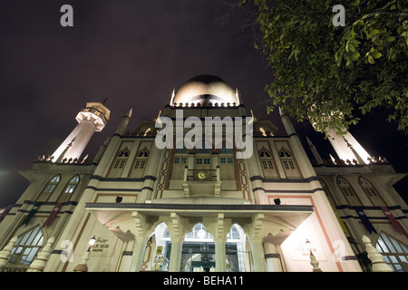 Singapour, Kampung Glam, Masjid Sultan, mosquée du Sultan. Banque D'Images