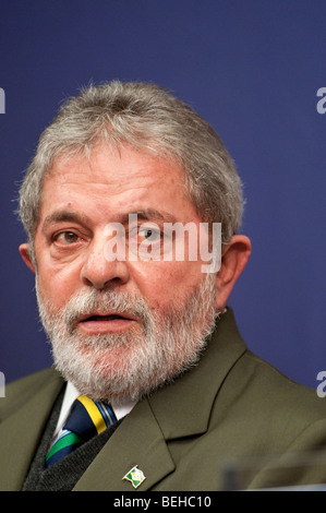 Luiz Inácio Lula da Silva Président du Brésil Banque D'Images