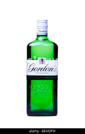 Bouteille de Gordon's Gin Banque D'Images