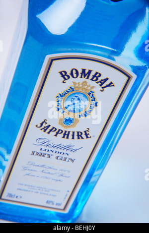 Le Gin Bombay Sapphire Banque D'Images