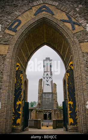 "Monument de la paix sur le champ de bataille de la PREMIÈRE GUERRE MONDIALE" Banque D'Images