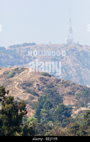 Panneau Hollywood de Los Angeles Banque D'Images