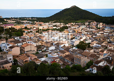 Ville de Capdepera Mallorca Espagne Banque D'Images