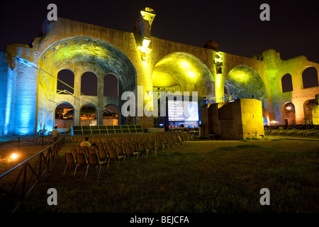 Costantino (ou Massenzio) basilique, Forum Romain, Rome, Latium, Italie Banque D'Images